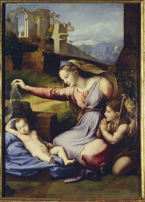 Raffael oder Penni, Madonna del diadema von klassik art