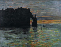 Claude Monet, Sonnenuntergang von klassik art