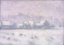 C.Monet, Effet de neige a Giverny by klassik art
