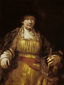 Rembrandt, Selbstbildnis 1658 by klassik-art