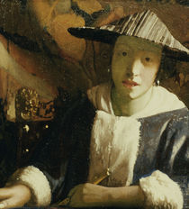 Vermeer, Maedchen mit Floete von klassik-art