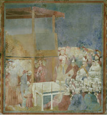 Giotto, Heiligsprechung des Franziskus by klassik art