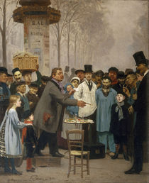 Repin/ Neuheitenverkaeufer in Paris/1873 von klassik-art