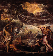 Tintoretto, Die Mannalese by klassik-art