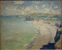 Claude Monet, Strand von Pourville by klassik-art