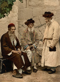 Juden aus Jerusalem / Photochrom von klassik art