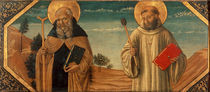 B.Gozzoli, Antonius und Benedikt by klassik art
