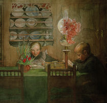 Carl Larsson, Schularbeiten by AKG  Images
