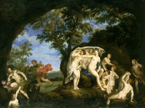 Francesco Albani, Diana und Aktaeon by klassik art