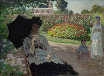 C.Monet, Camille mit Jean und Kindermaed. von klassik-art
