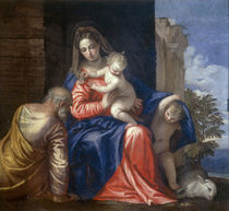 P.Veronese, Hl.Familie mit Johannes by klassik art