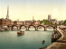 Worcester, Svern Bridge / Photochrom by klassik-art