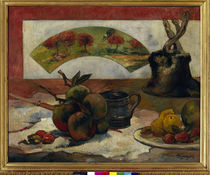 Gauguin, Stilleben mit Faecher / 1889 von klassik-art