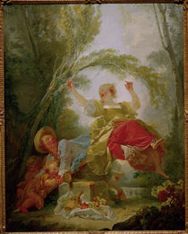 Jean Honore Fragonard, Die Wippe von klassik-art