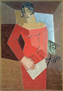 Juan Gris, Die Saengerin, 1926 by klassik-art