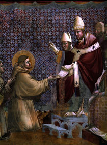 Giotto, Bestaetigung der Ordensregel by klassik art