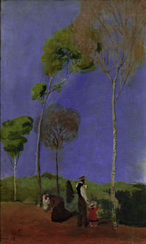August Macke, Spaziergaenger 1907 by klassik art