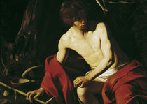 Caravaggio, Johannes der Taeufer by klassik art