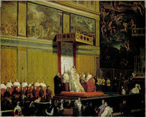 Papst Pius VII.in Sixt. Kapelle/Ingres von klassik art