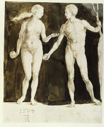 A.Duerer, Adam und Eva (New York) von klassik art