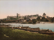 Windsor Castle / Photochrom um 1900 by klassik art