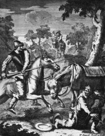 Cervantes, Don Quijote / Hogarth by klassik art