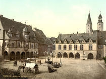 Goslar, Marktplatz mit Kaiserworth von klassik art
