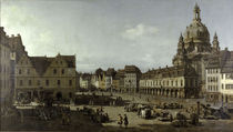 Dresden, Neumarkt / Bellotto by klassik art