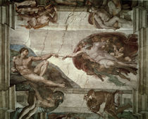 Michelangelo, Erschaffung Adams by klassik art