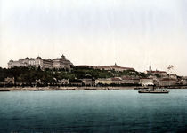 Budapest, Burg / Photochrom um 1900 von klassik art