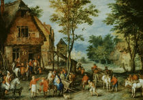 J.Brueghel d.Ae., Suche nach Herberge von klassik-art