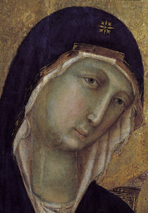 Duccio, Maesta, Kopf der Maria by klassik-art