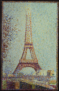 Seurat,G./ Der Eiffelturm/ 1889 by klassik-art