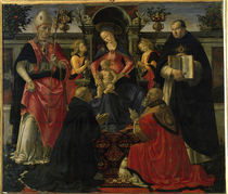 Ghirlandaio, Thronende Madonna+Heilige by klassik art
