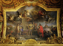 Ludwig XIV. gibt Befehl.. / Le Brun von AKG  Images
