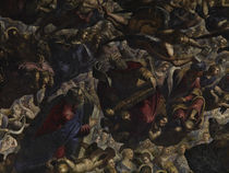 Tintoretto, Paradies, Ausschnitt by klassik art