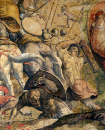 Schlacht am Ticinus / Karton (Detail) von klassik-art
