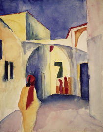August Macke, Blick in Gasse in Tunis by klassik-art