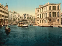Venedig, Ponte di Rialto / Photochrom von klassik-art