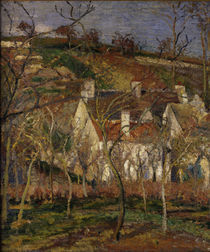 Pissarro/ Les toits rouges../ 1877 /Det. von klassik-art