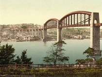 Plymouth, Saltash Bridge / Photochrom by klassik art