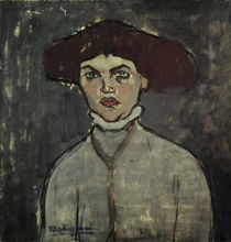 A.Modigliani, Bildnis einer jungen Frau by klassik art