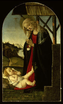 Botticelli Werkstatt, Maria Kind anbet. von klassik art