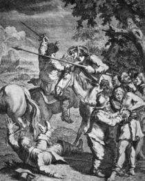 Cervantes, Don Quijote / Hogarth by klassik art