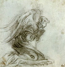 G.L.Bernini, Kniender Engel by klassik art