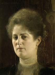 Gustav Klimt, Damenbildnis by klassik art