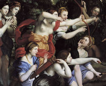 Domenichino, Jagd der Diana, Ausschnitt by klassik art