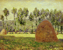 C.Monet, Heuschober bei Giverny by klassik art