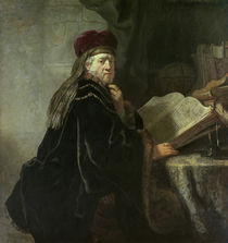 Rembrandt, Gelehrter im Studierzimmer by klassik art