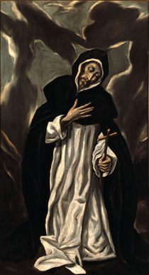 El Greco, Hl.Dominikus im Gebet by klassik art
